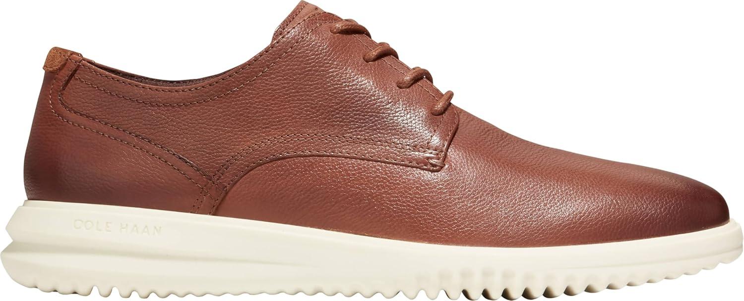 image:imageCole Haan Mens Grand Plain Toe OxfordsBritish Tan LeatherIvory