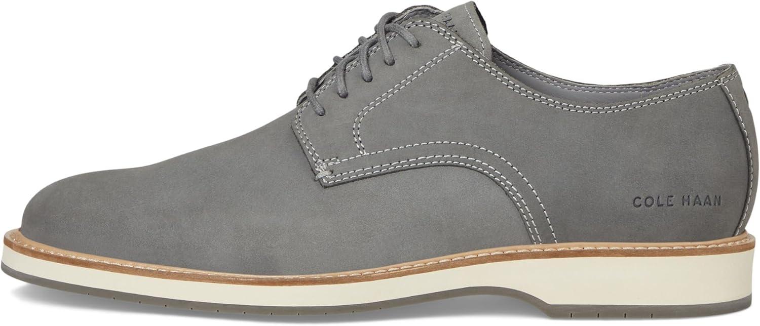 image:imageCole Haan Mens Morse Grand Plain Toe OxfordsSea Stone NubuckIvorySea Stone