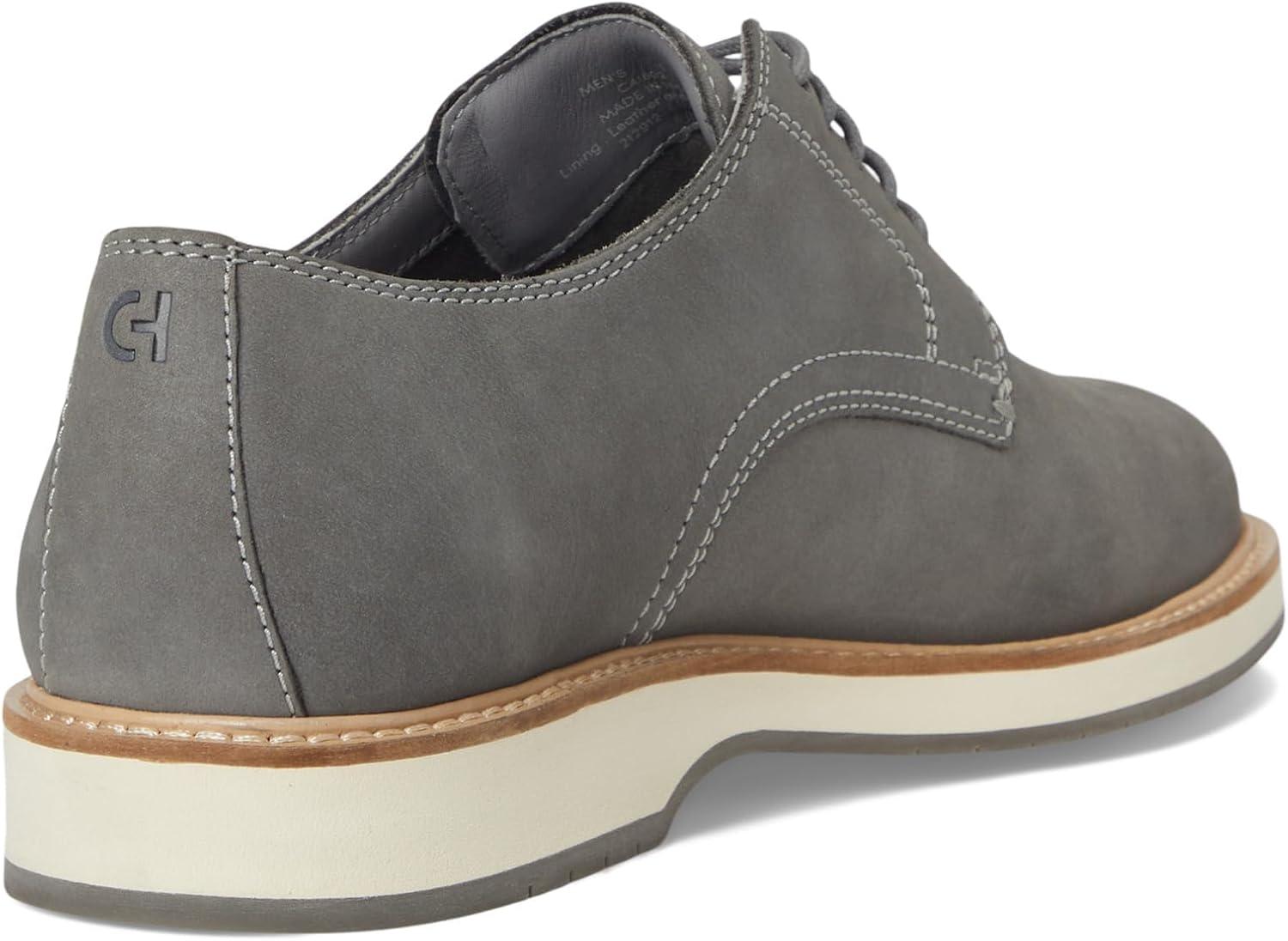 image:imageCole Haan Mens Morse Grand Plain Toe OxfordsSea Stone NubuckIvorySea Stone