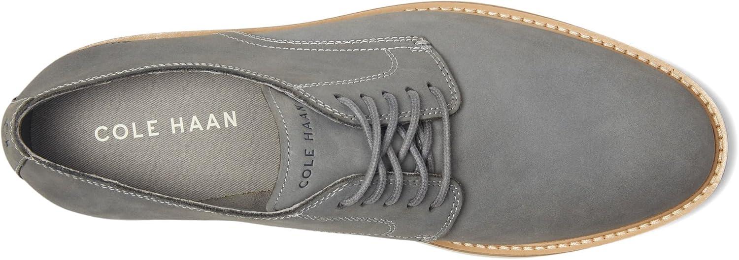 image:imageCole Haan Mens Morse Grand Plain Toe OxfordsSea Stone NubuckIvorySea Stone