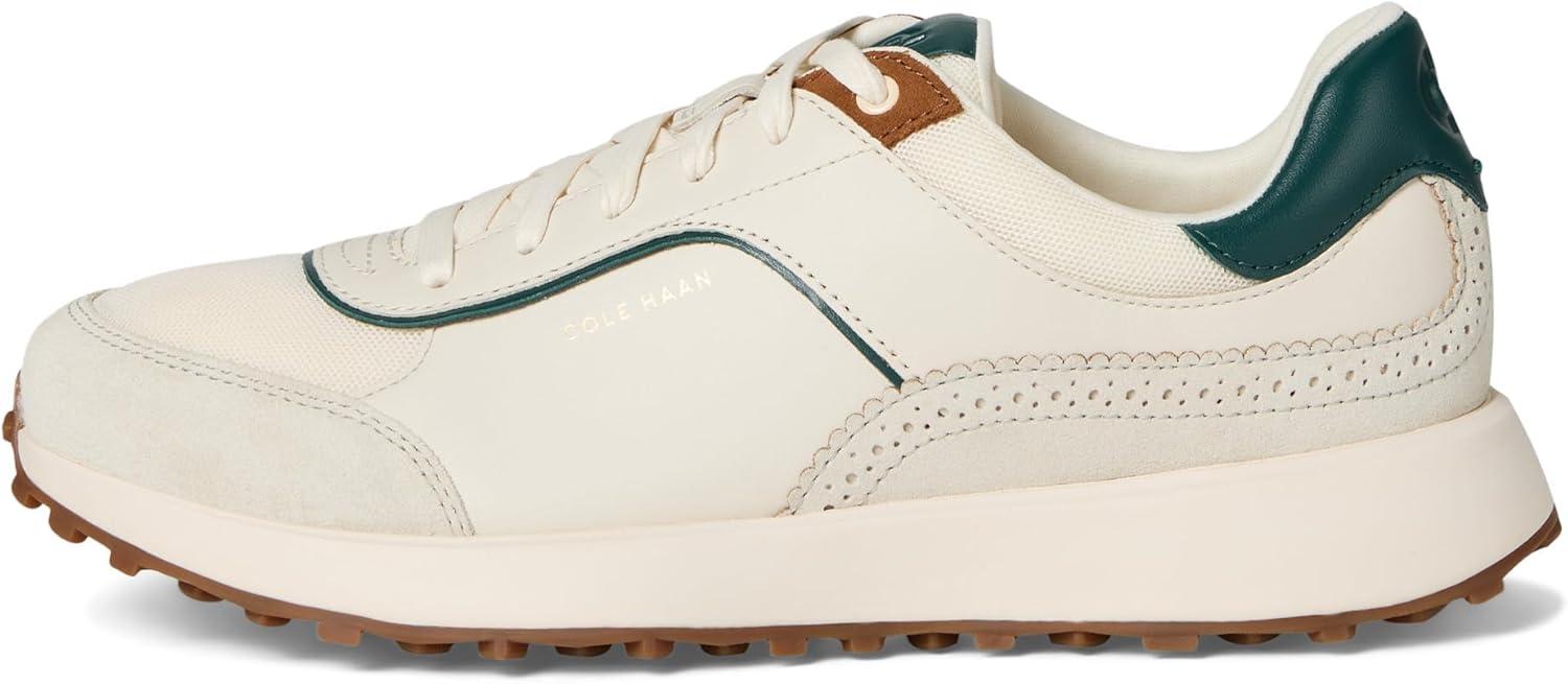 image:imageCole Haan Womens Grand Crosscourt Hallet Runners SneakerIvory MeshLeatherTobacco Suede
