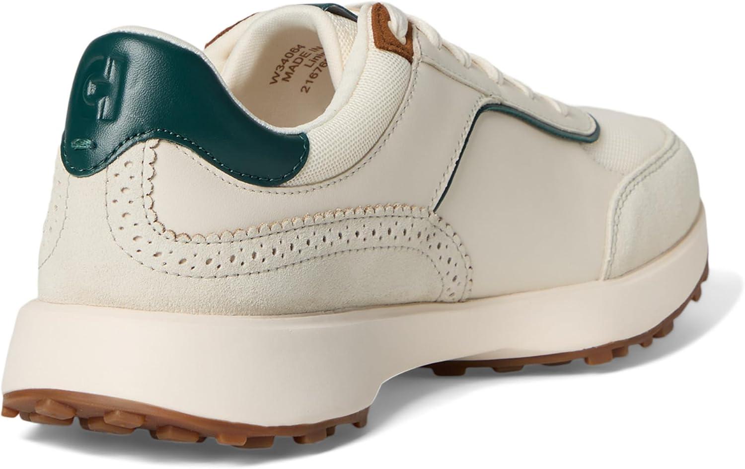 image:imageCole Haan Womens Grand Crosscourt Hallet Runners SneakerIvory MeshLeatherTobacco Suede