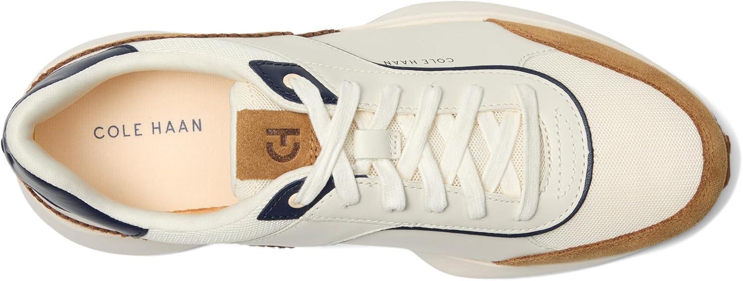 image:imageCole Haan Womens Grand Crosscourt Hallet Runners SneakerIvoryGolden Honey SuedeMidnight Moon