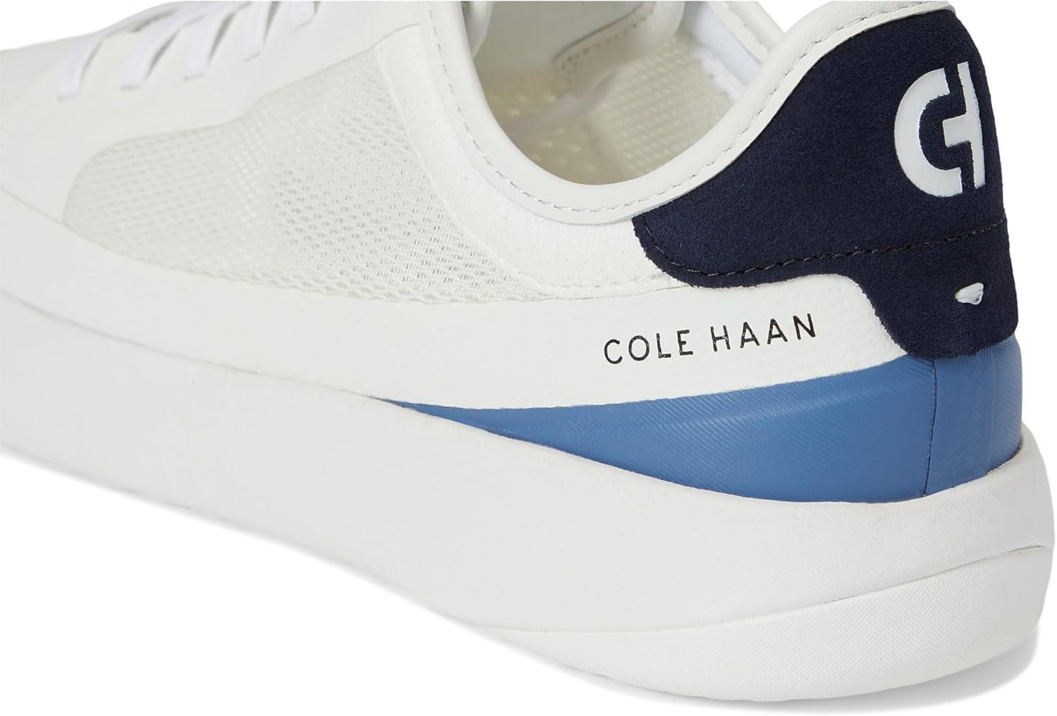 image:imageCole Haan Womens Grandpro All Day Court SneakersWhiteMeshMidnight MoonMoonlight Blue