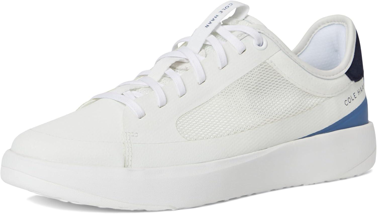 image:imageCole Haan Womens Grandpro All Day Court SneakersWhiteMeshMidnight MoonMoonlight Blue