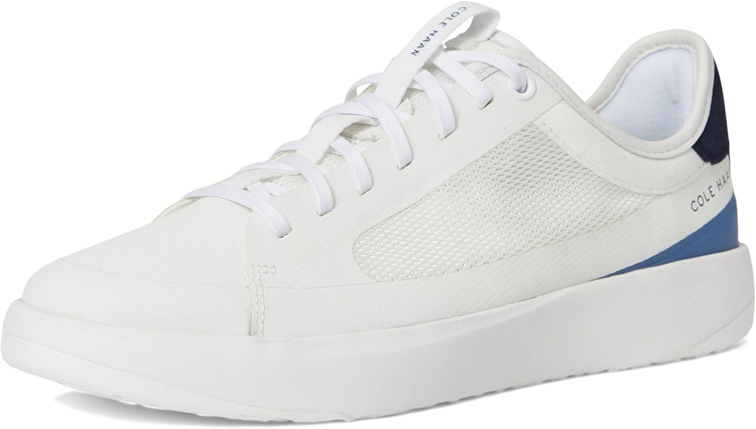 image:imageCole Haan Womens Grandpro All Day Court SneakersWhiteMeshMidnight MoonMoonlight Blue
