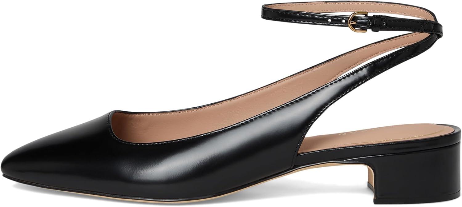 image:imageCole Haan Womens Paden Ankle Strap PumpsBlack Box Leather