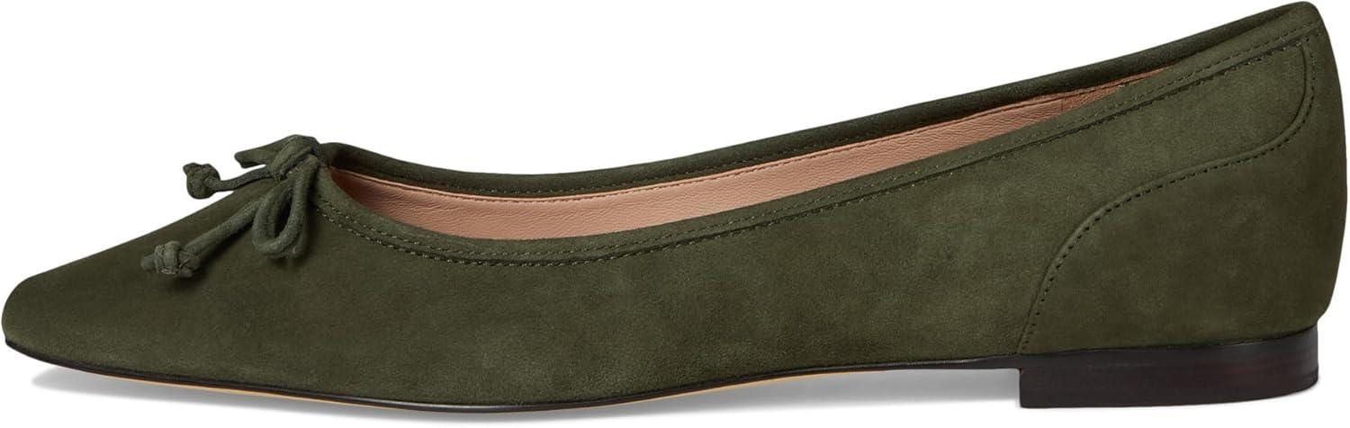 image:imageCole Haan Womens Paget Ballet FlatsOlive Night Suede