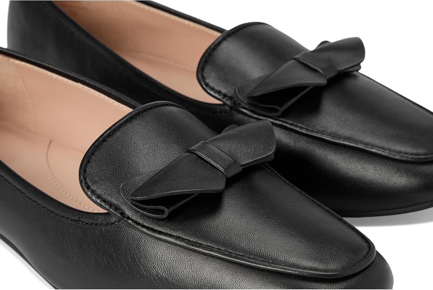 image:imageCole Haan Womens Payson Soft Construction BowBlack Leather