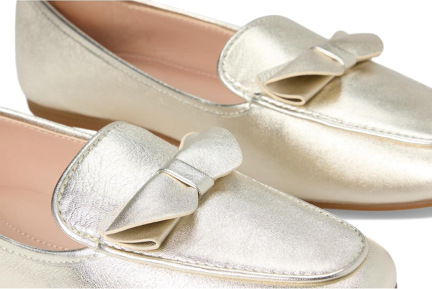 image:imageCole Haan Womens Payson Soft Construction BowSoft Gold Leather