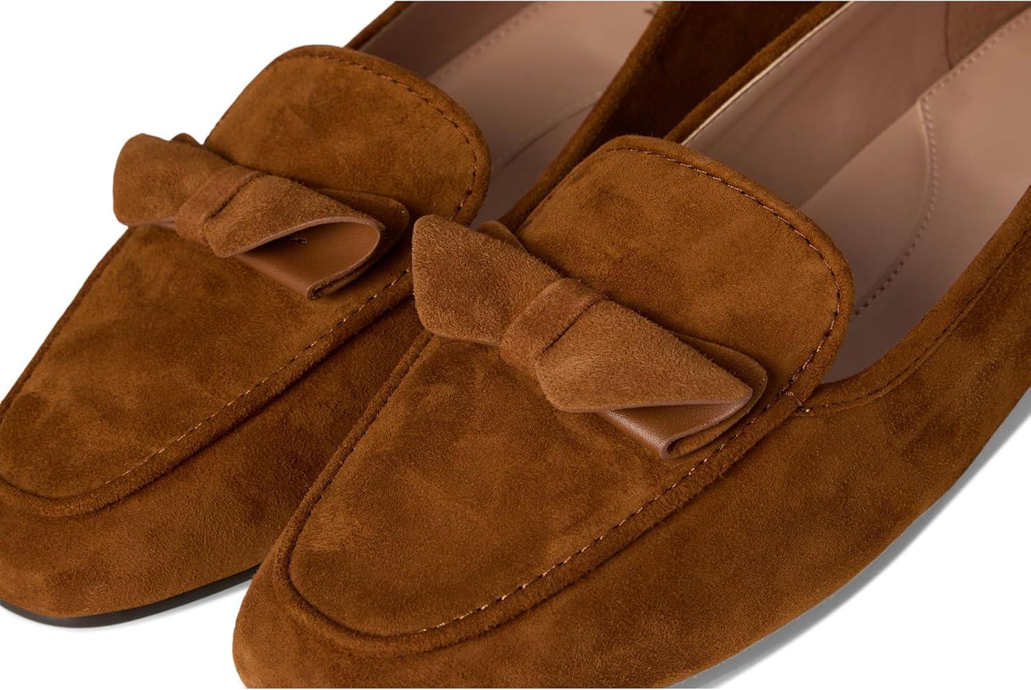 image:imageCole Haan Womens Payson Soft Construction BowTobacco Suede