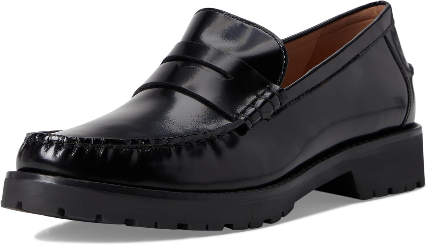 image:imageCole Haan Womens Treena LugBlack Box Leather