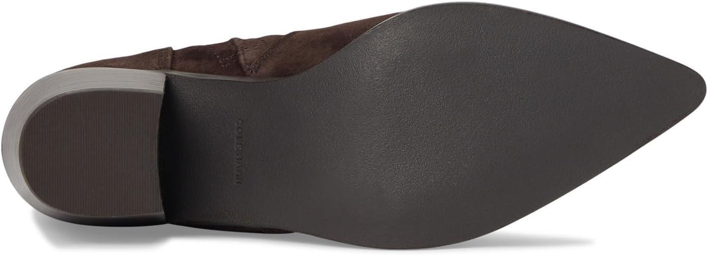image:imageCole Haan Womens Willa 75mm Boots FashionDark Chocolate Suede