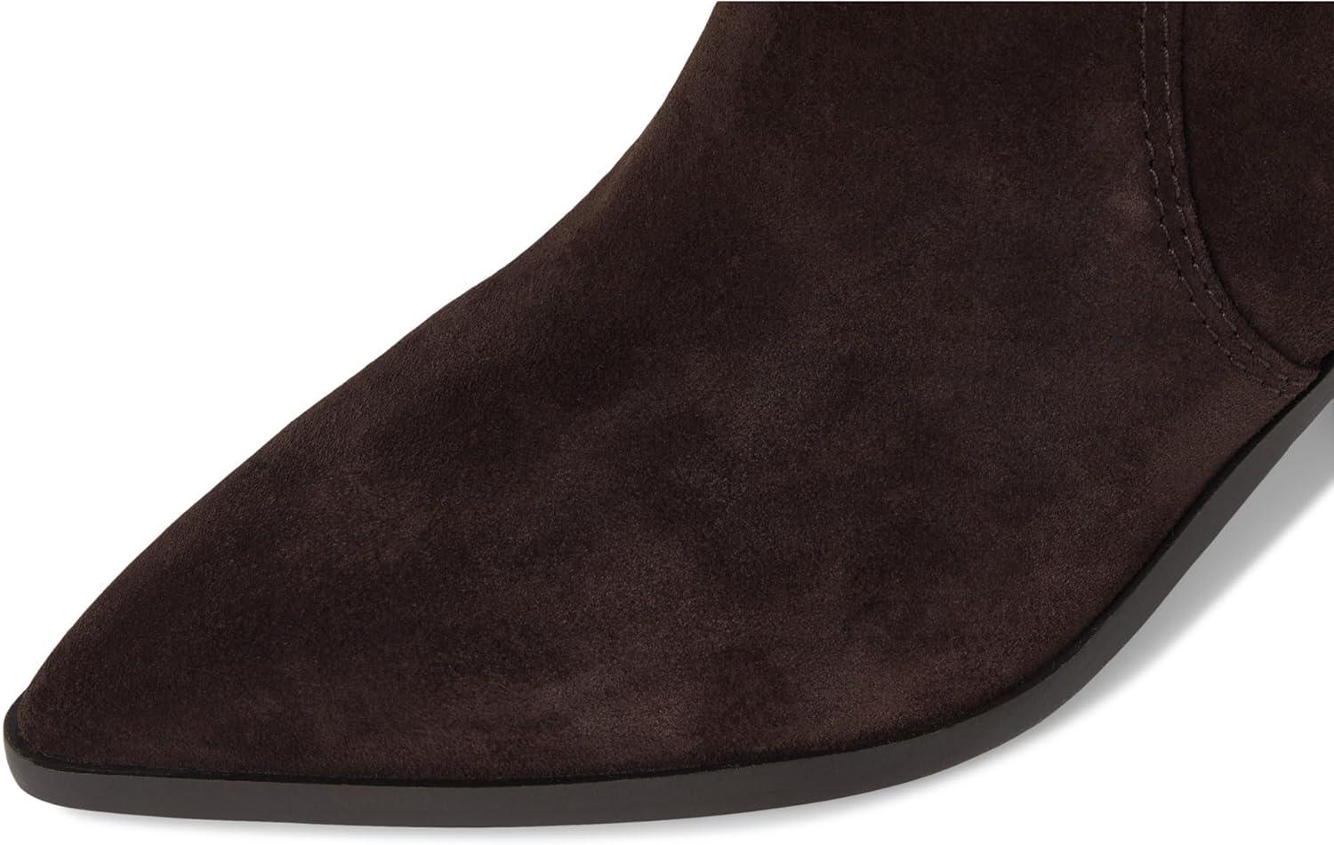 image:imageCole Haan Womens Willa 75mm Boots FashionDark Chocolate Suede