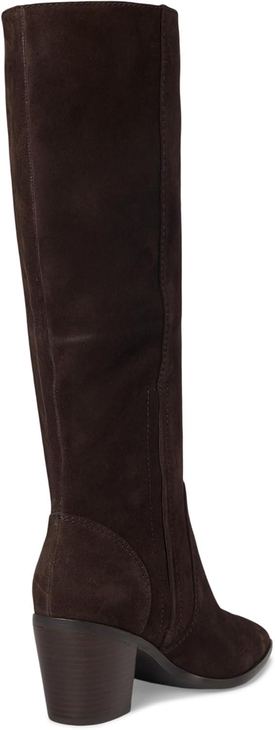 image:imageCole Haan Womens Willa 75mm Boots FashionDark Chocolate Suede