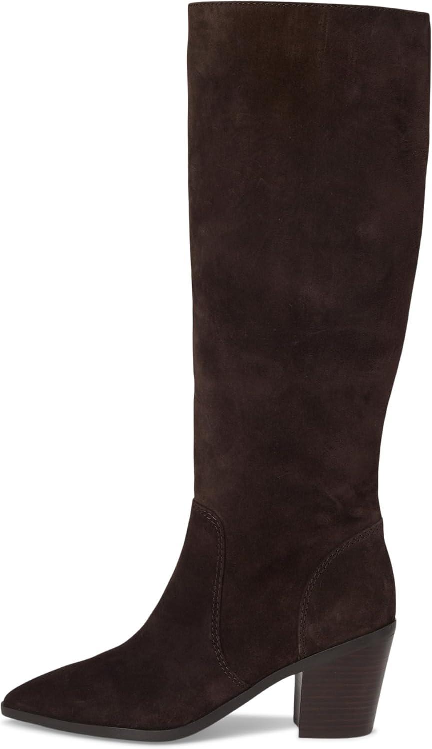image:imageCole Haan Womens Willa 75mm Boots FashionDark Chocolate Suede