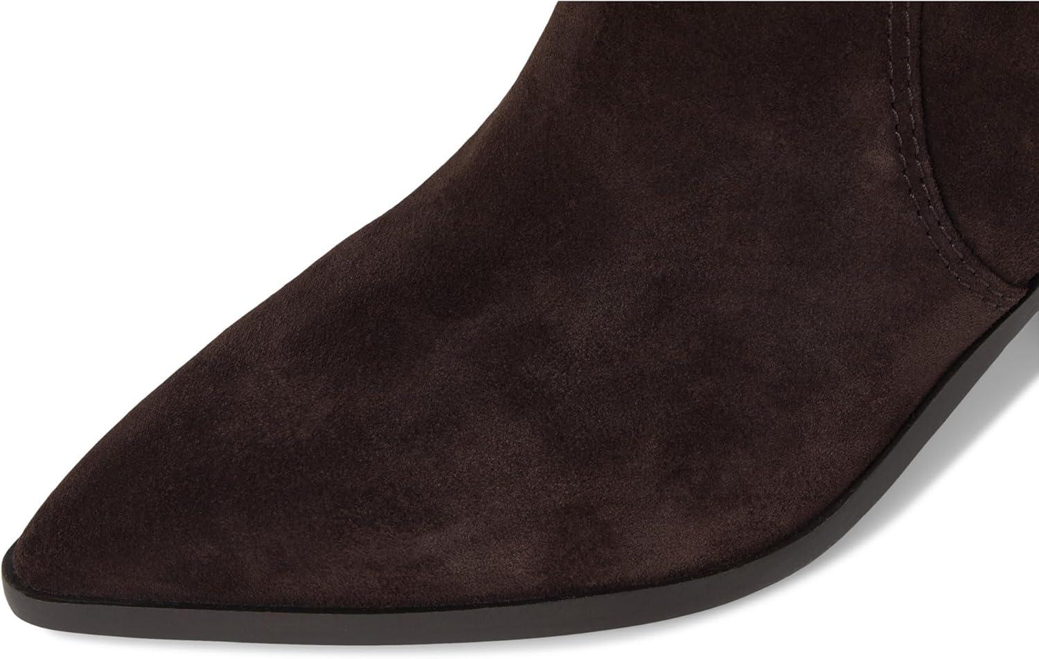 image:imageCole Haan Womens Willa 75mm Boots FashionDark Chocolate Suede