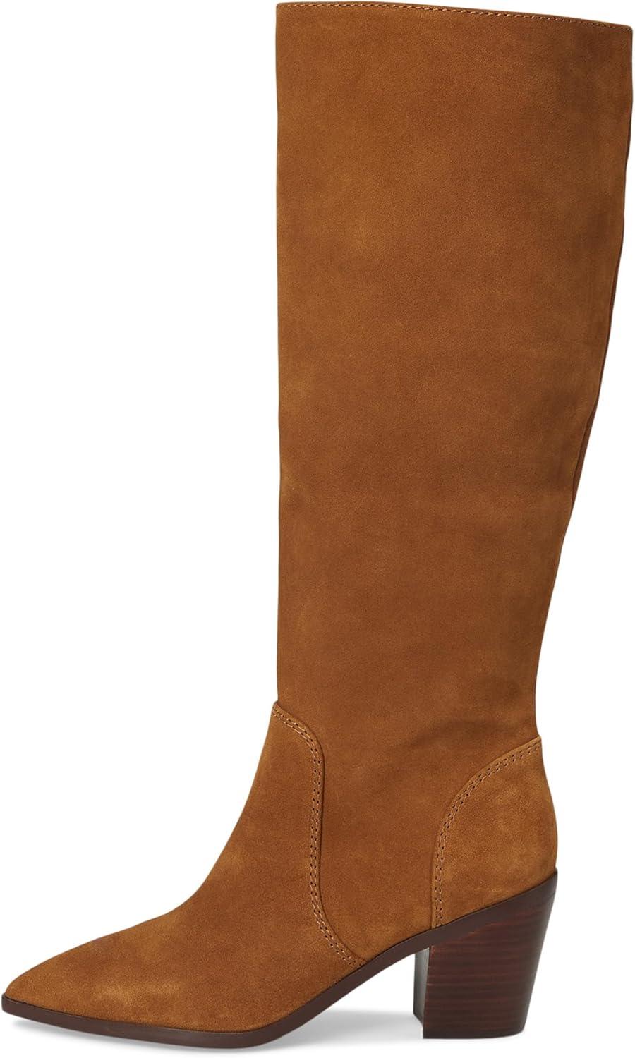 image:imageCole Haan Womens Willa 75mm Boots FashionTobacco Suede