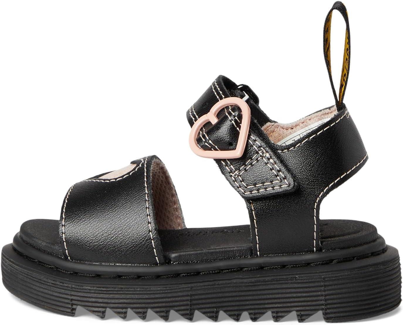 image:imageDr Martens Girls Marlowe Hearts Toddler SandalBlack