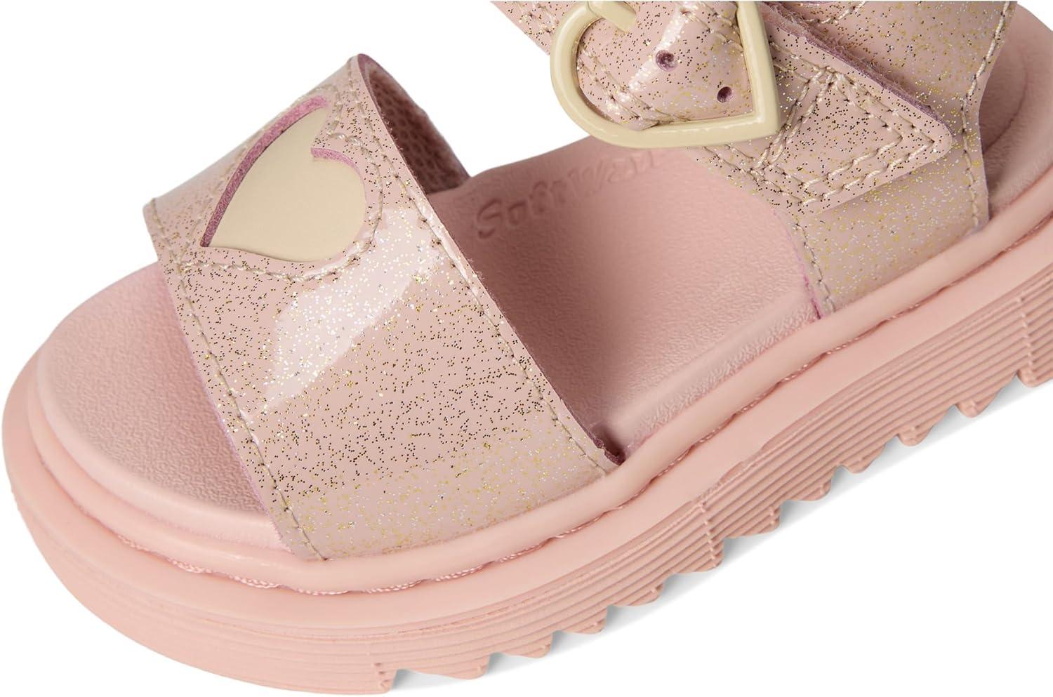 image:imageDr Martens Girls Marlowe Hearts Toddler SandalPowder Pink