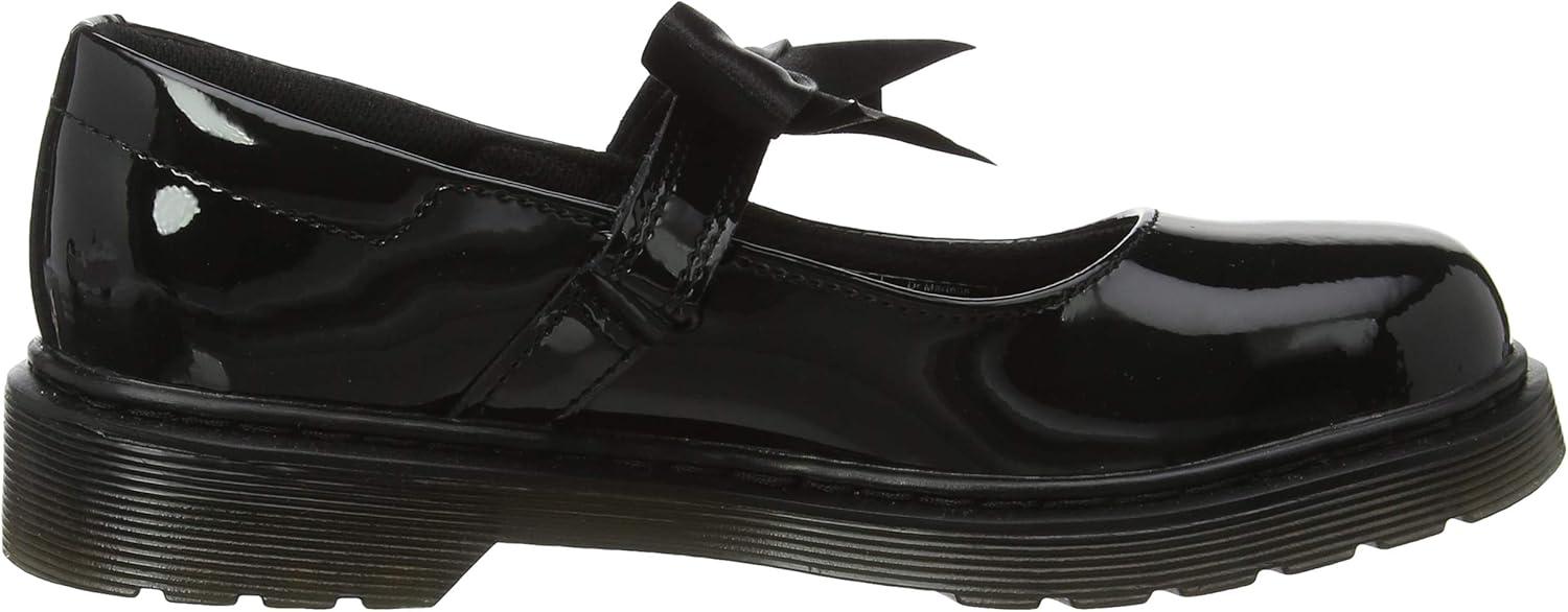 image:imageDr Martens Girls Mary JanesBlack Black Patent Lamper 001