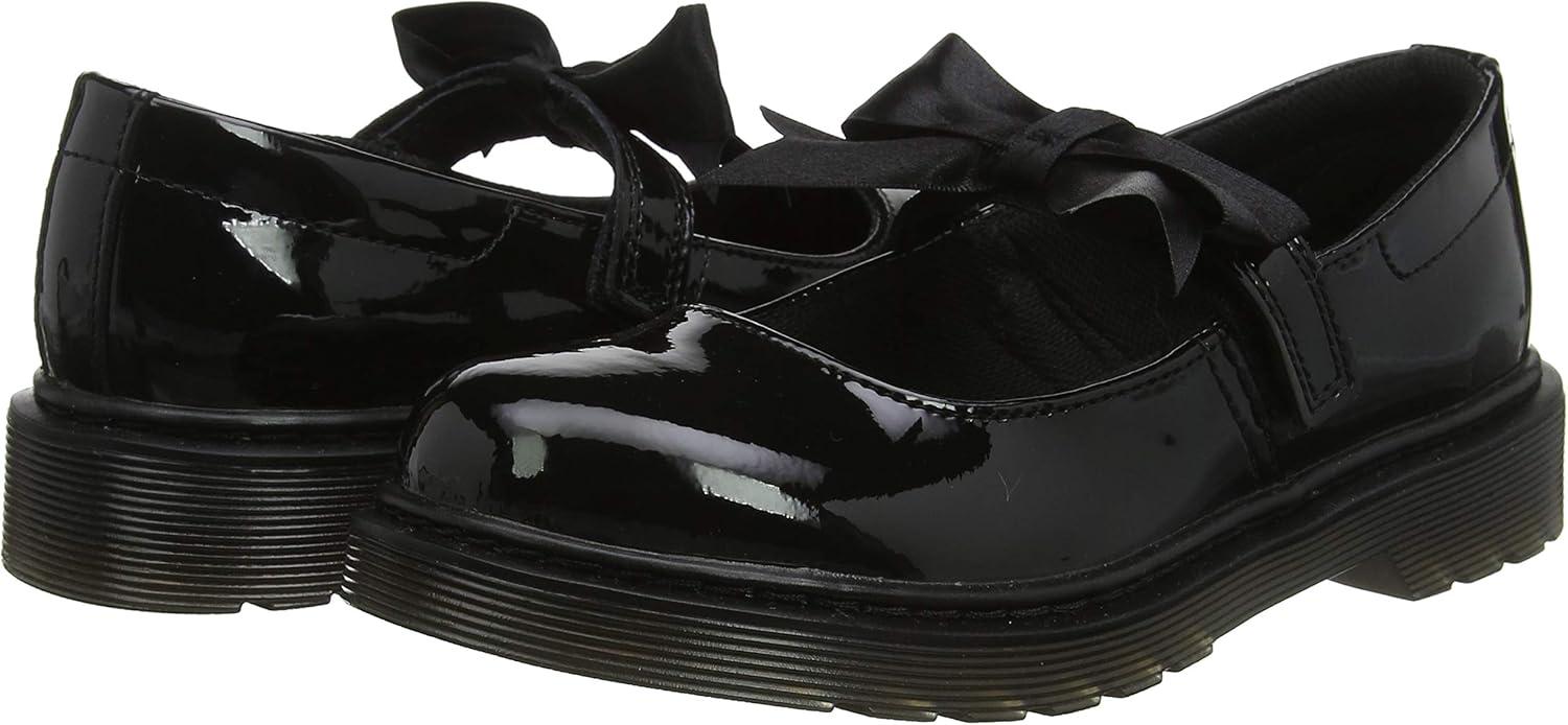 image:imageDr Martens Girls Mary JanesBlack Black Patent Lamper 001