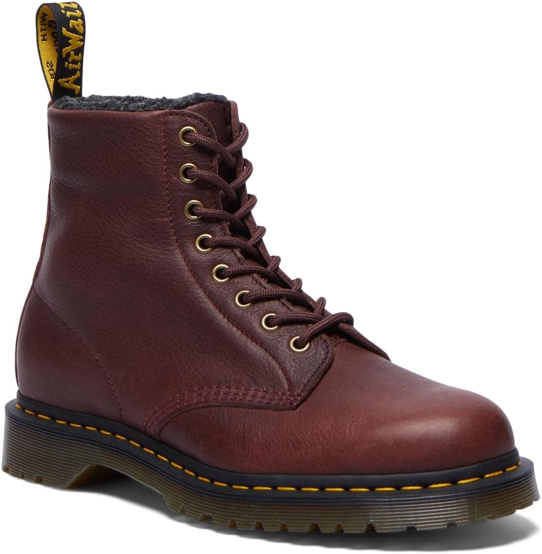image:imageDr Martens UnisexAdult 1460 Warmwair Grizzly Leather Boots CombatRed