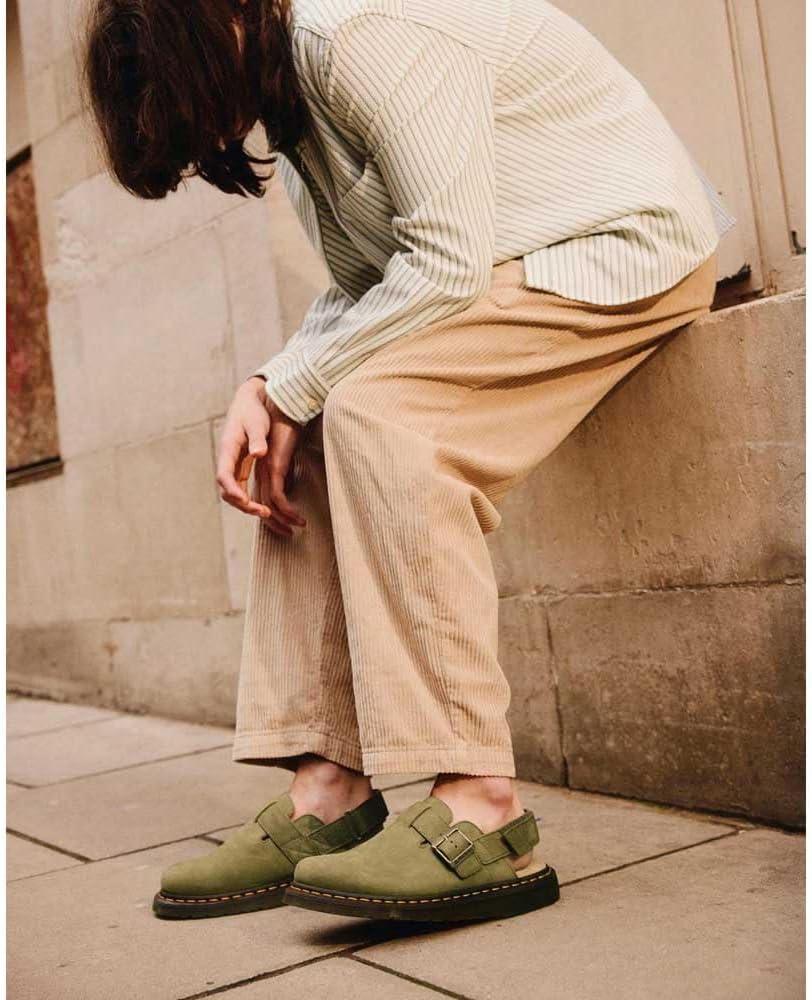 image:imageDr Martens Womens Jorge II Leather Slingback MulesMuted Olive