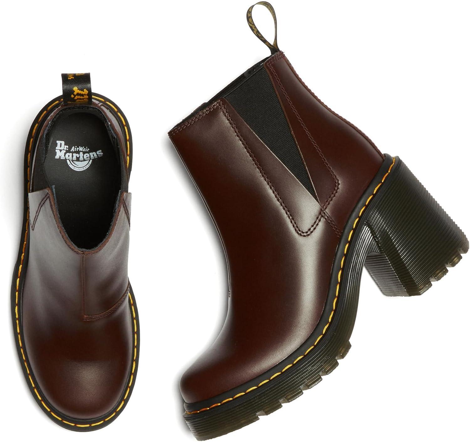 image:imageDr Martens Womens Spence Heeled Pull Up Boot Dark Brown Classic 7UK 9 US Women