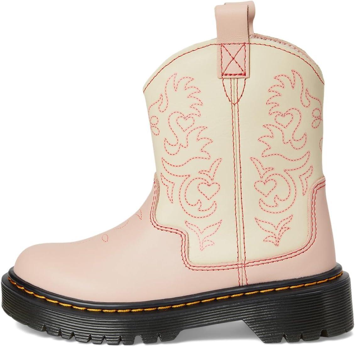 image:imageDr Martens girls Strixton Little KidBig KidPowder PinkCloud Cream