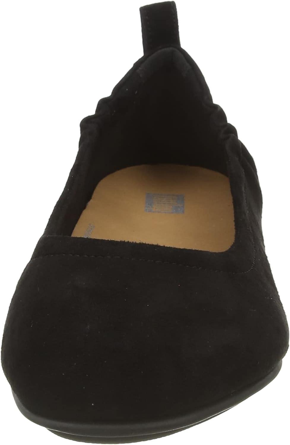 image:imageFitFlop Womens Allegro Ballet FlatAll Black