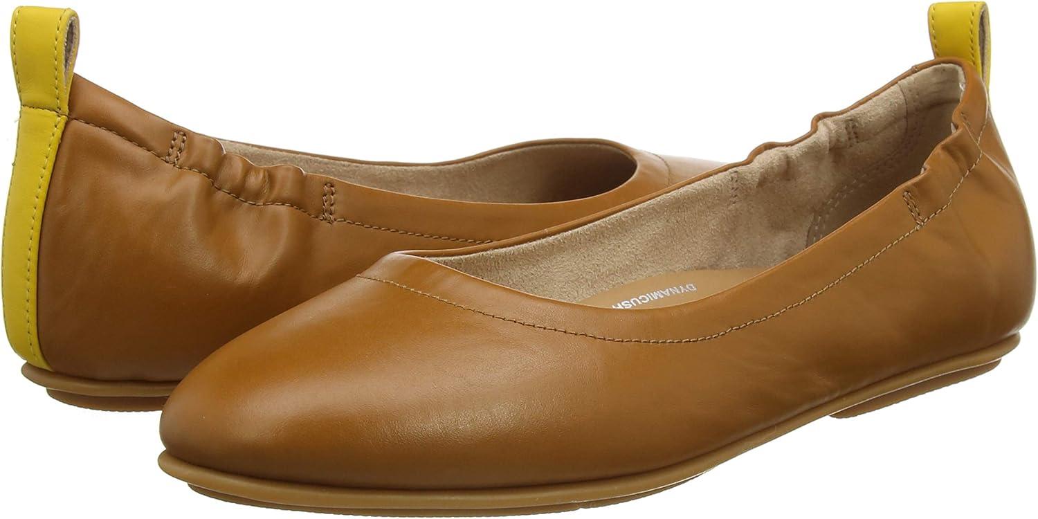 image:imageFitFlop Womens Allegro Ballet FlatLight Tan Sunshine Yellow