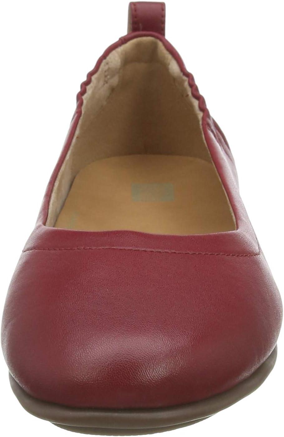 image:imageFitFlop Womens Allegro Ballet FlatRed Ss20 Ruby Wine 790