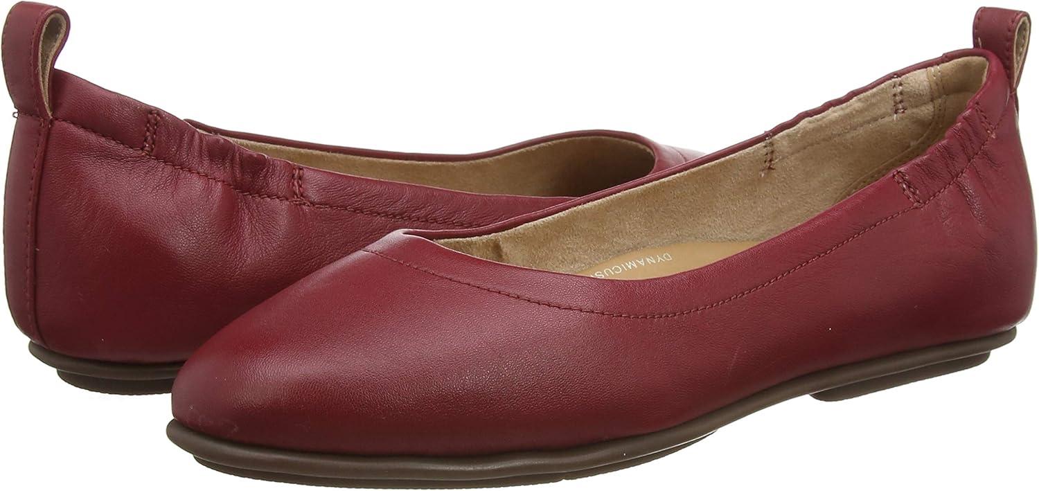 image:imageFitFlop Womens Allegro Ballet FlatRed Ss20 Ruby Wine 790