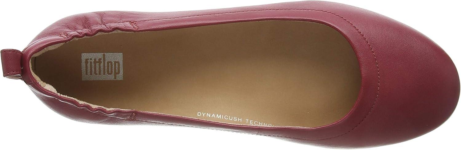 image:imageFitFlop Womens Allegro Ballet FlatRed Ss20 Ruby Wine 790