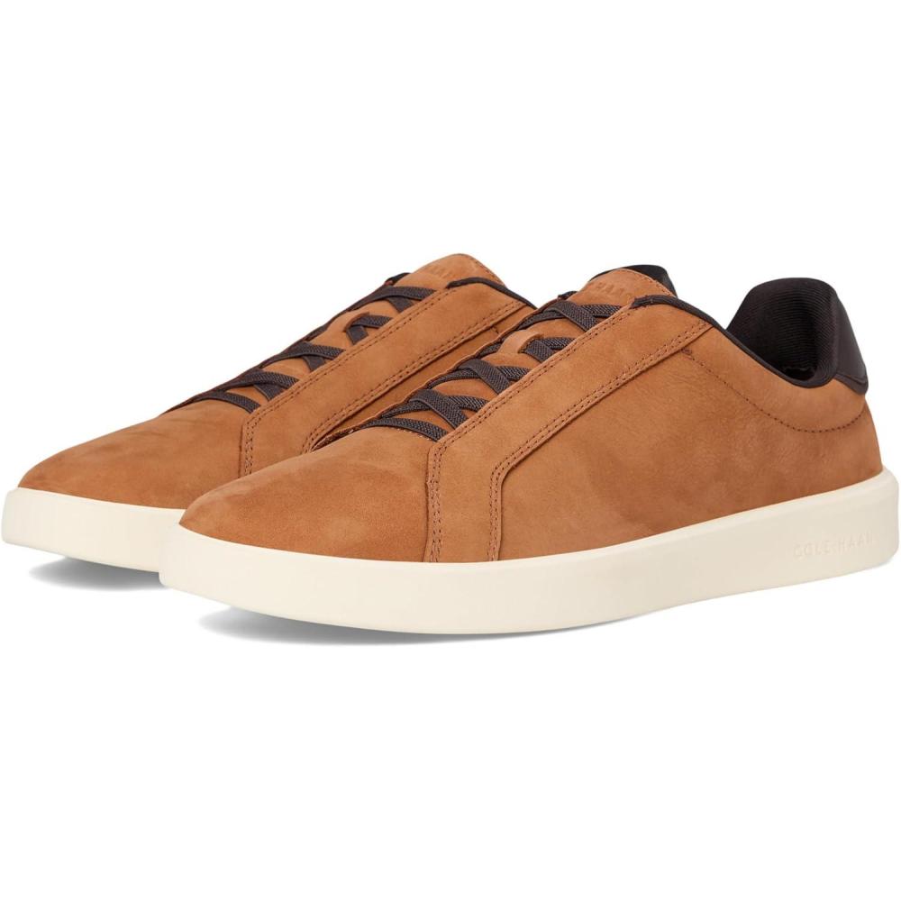 image:imageCole Haan Mens Grand Crosscourt Daily LacetoToe SliponBritish TanDark ChocolateNatural