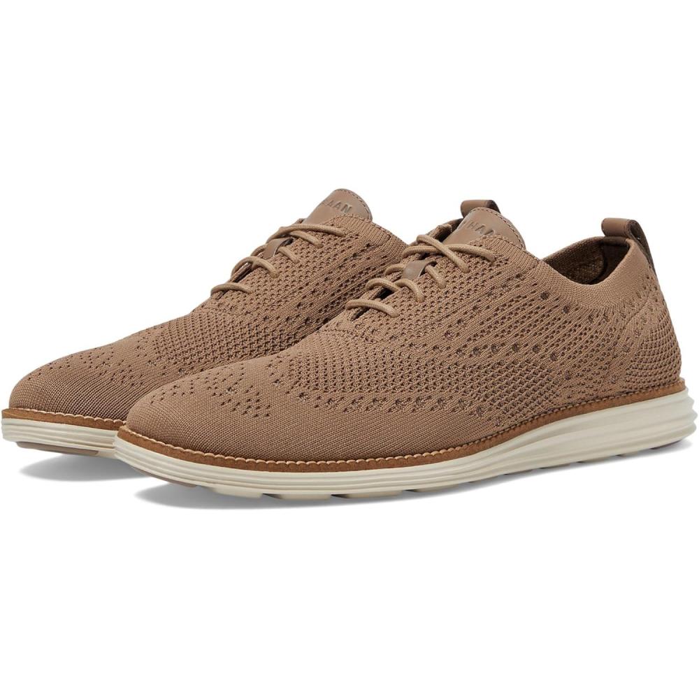 image:imageCole Haan Mens Grand Plain Toe OxfordsIrish CoffeeWhite Cap Gray
