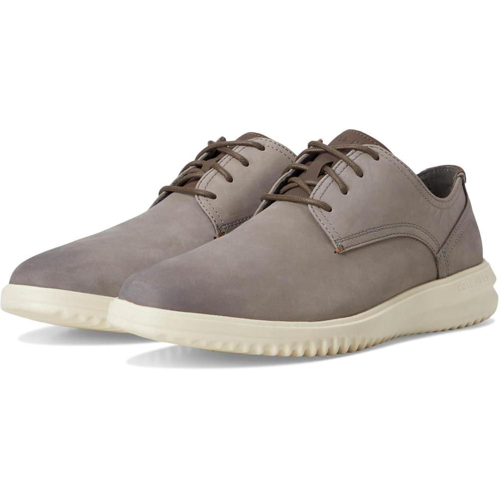 image:imageCole Haan Mens Grand Plain Toe OxfordsSea Stone NubuckLavaAngora