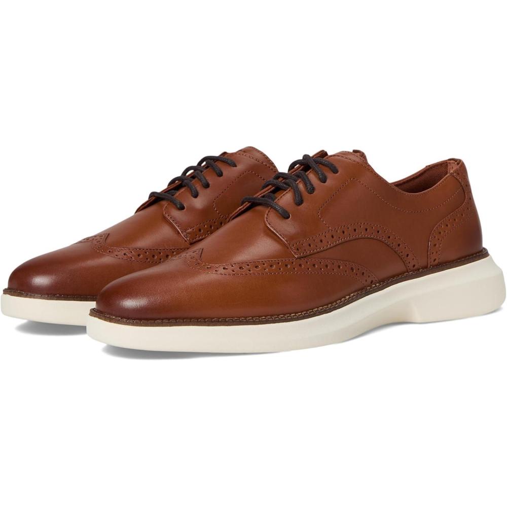 image:imageCole Haan Mens Grand Shadowlite WingtipBritish TanIvory