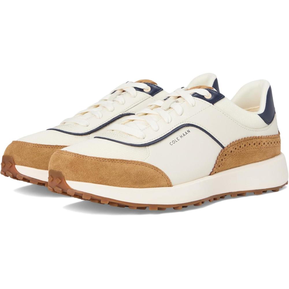 image:imageCole Haan Womens Grand Crosscourt Hallet Runners SneakerIvoryGolden Honey SuedeMidnight Moon