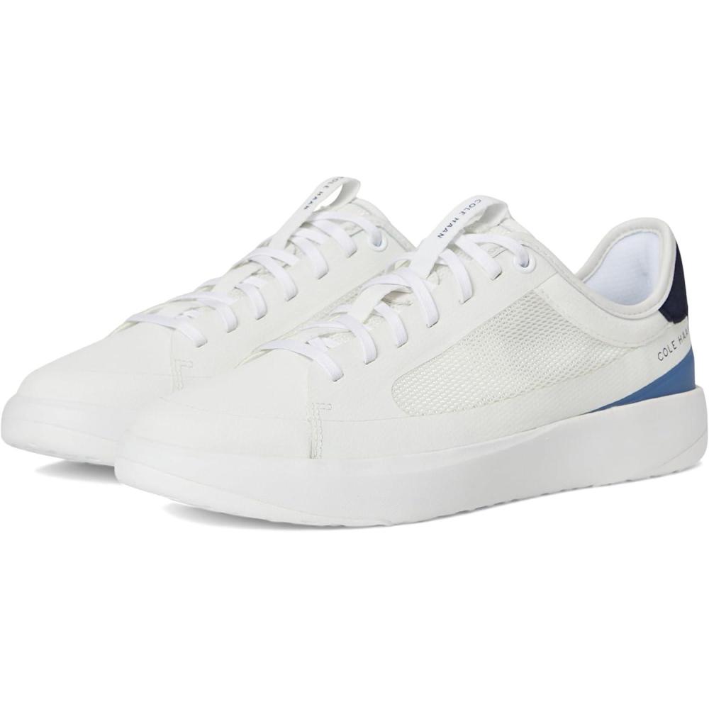 image:imageCole Haan Womens Grandpro All Day Court SneakersWhiteMeshMidnight MoonMoonlight Blue