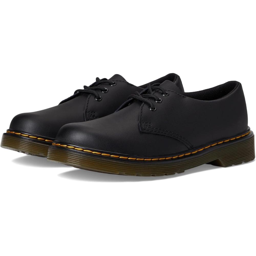 image:imageDr Martens Kids Collection 1461  Little and Big Kids Shoes  Leather Upper  Round Toe  Rubber OutsoleBlack Softy T