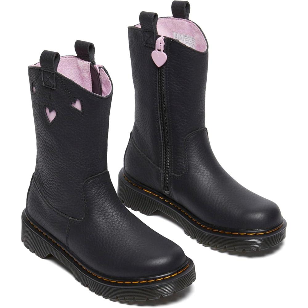 image:imageDr Martens unisexchild Bex Heart Po Boot Junior Little KidBig KidPink