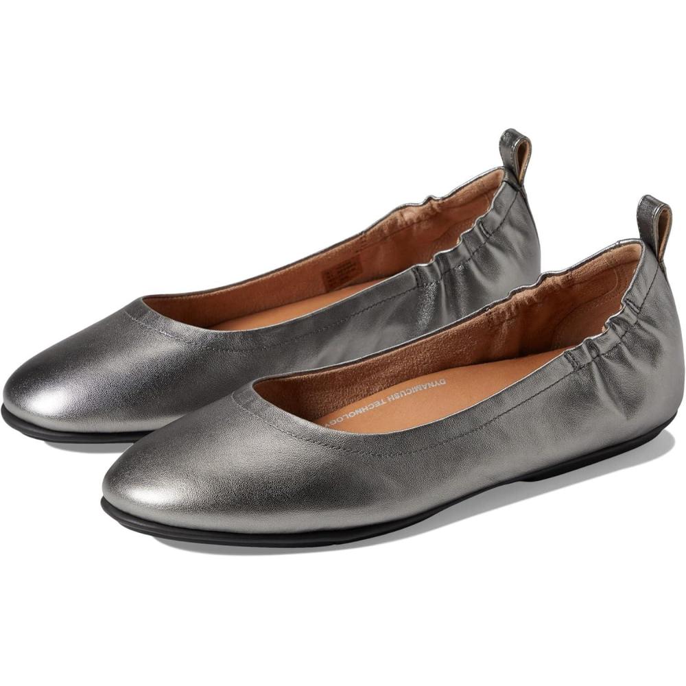 image:imageFitFlop Womens Allegro Ballet FlatPewter