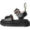 Dr. Martens Girl’s Marlowe Hearts (Toddler) Sandal(Black)