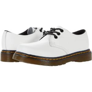 Dr. Martens Kid’s Collection 1461 – Little and Big Kids’ Shoes – Leather Upper – Round Toe – Rubber Outsole(White)