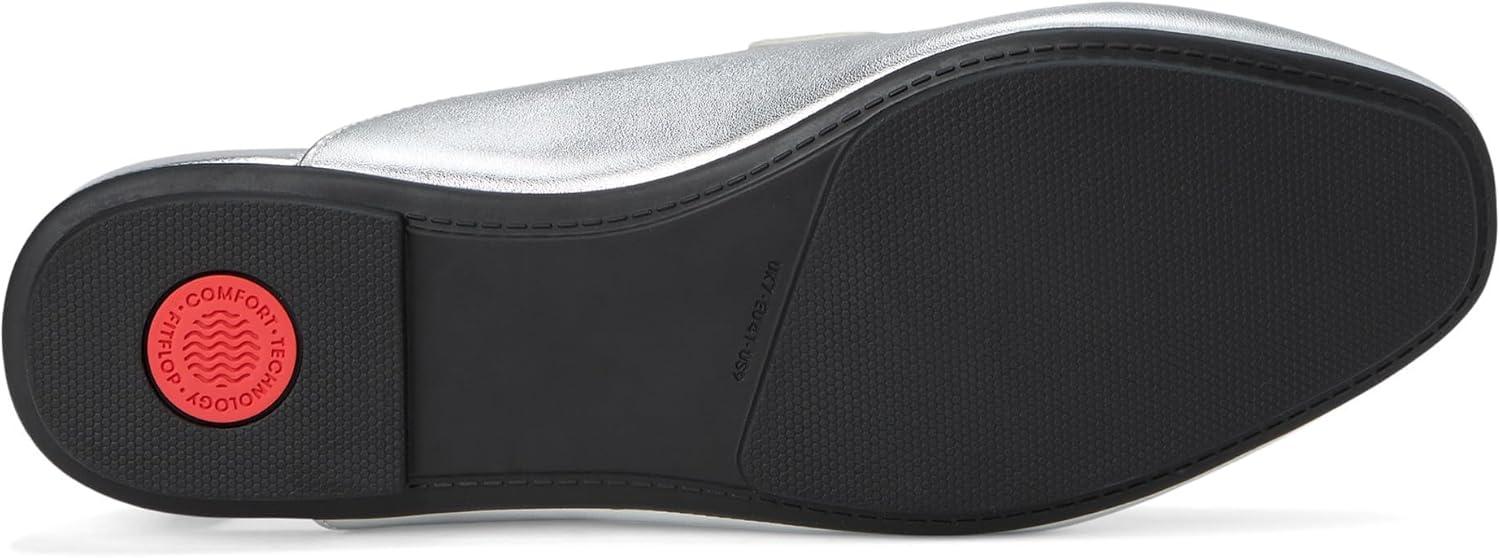 image:imageFitFlop Womens Delicato CrystalCluster Soft MLeather MulesSilver
