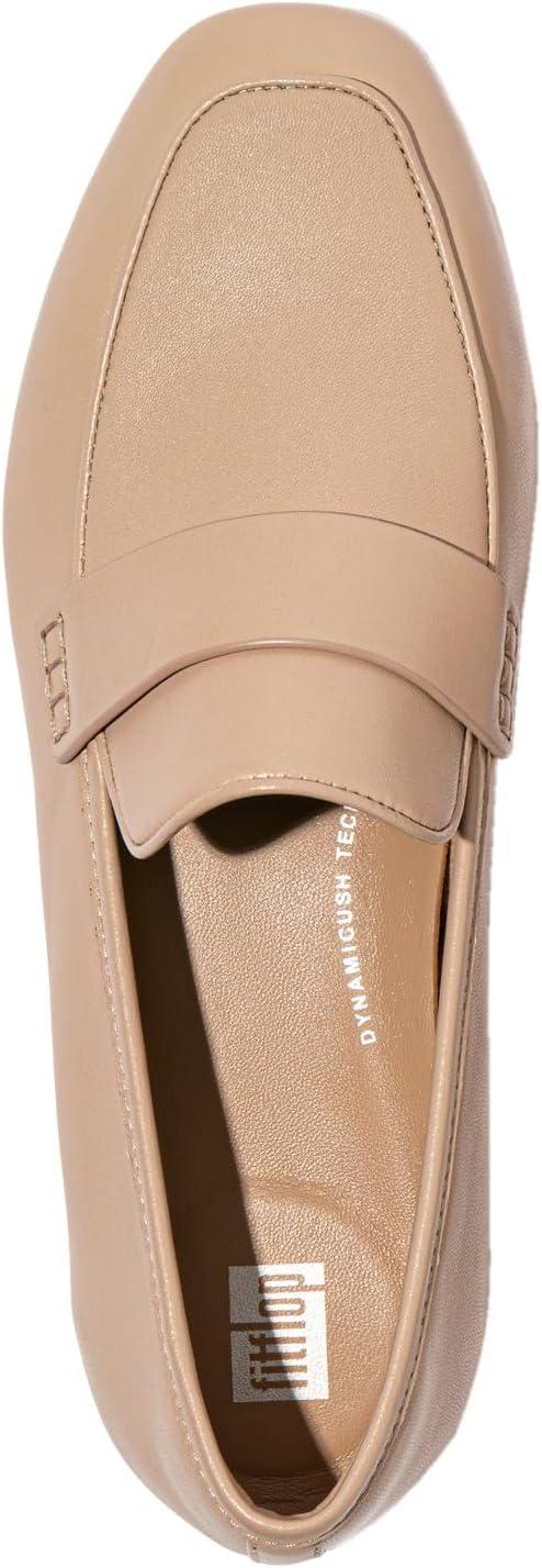 image:imageFitFlop Womens Delicato Soft Leather LoafersClassic Beige