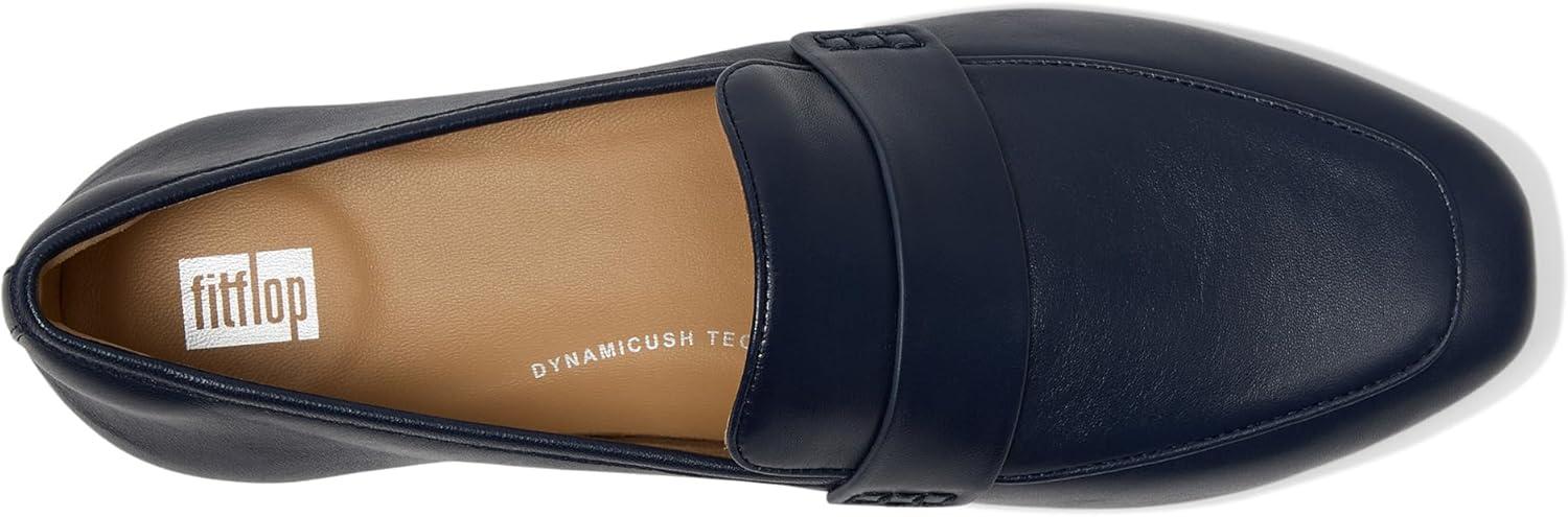image:imageFitFlop Womens Delicato Soft Leather LoafersMidnight Navy