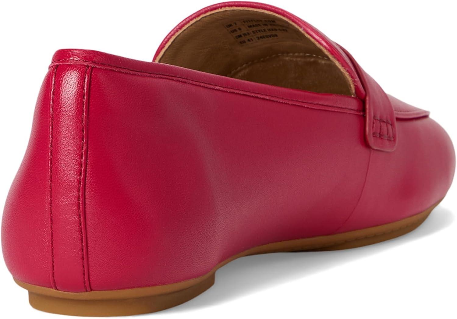image:imageFitFlop Womens Delicato Soft Leather LoafersRedberry